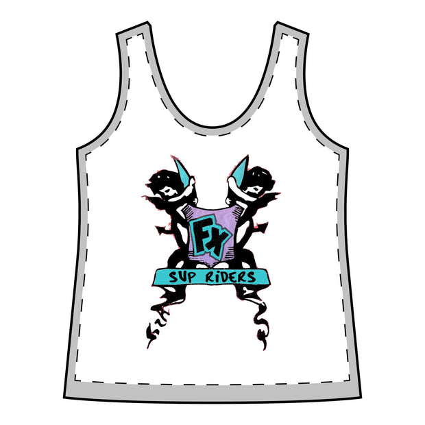 Women's Surf FX Cherub SUP Riders Sporty Racerback Tank