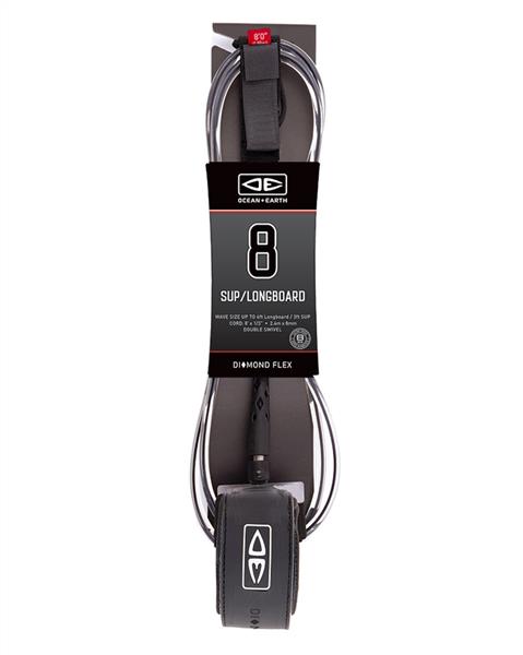 Ocean&Earth Diamond Flex SUP Longboard Reg 8'0" Surfboard Leash